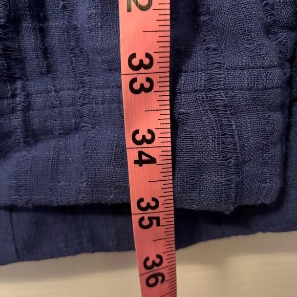 Free People Mid Length Skirt Color Blue Size Medium - Picture 8 of 10